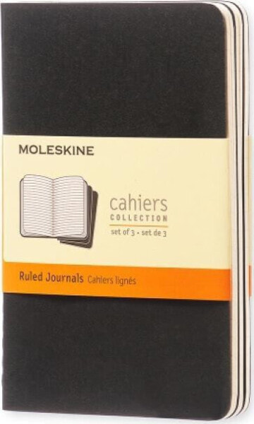 Moleskine ZESTAW 3 ZESZYTÓW MOLESKINE CAHIER JOURNALS P (9X14CM) W LINIE