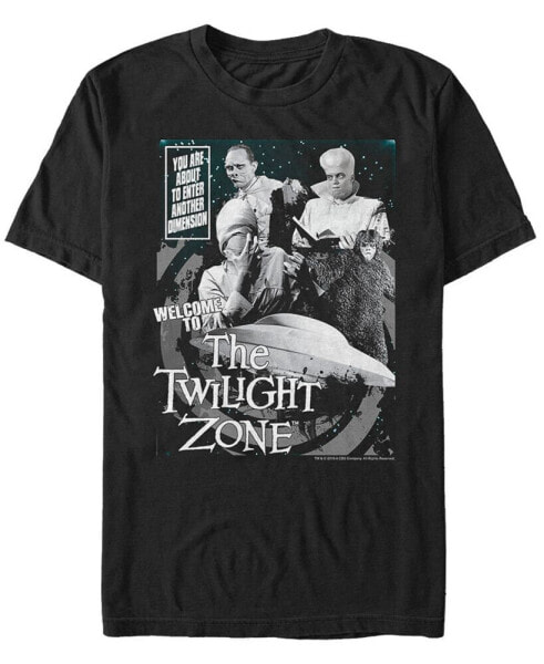 Twilight Zone CBS Men's Entering Another Dimension Short Sleeve T-Shirt