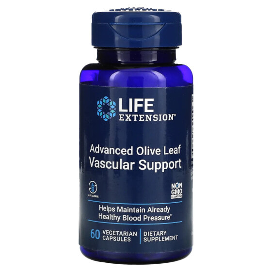 Вегетарианские капсулы для сосудов Life Extension Advanced Olive Leaf, 60 шт.