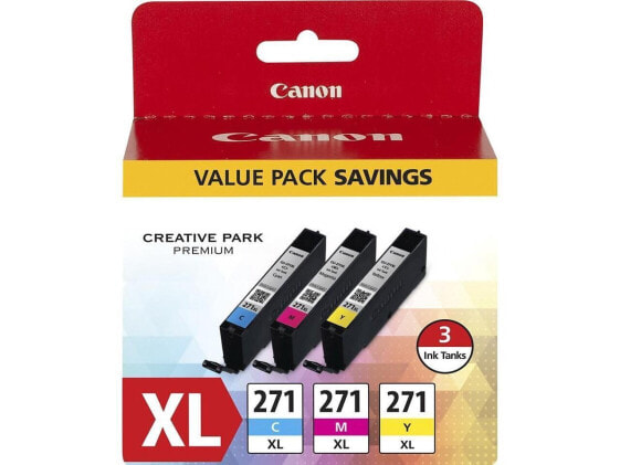 Canon CLI-271 XL High Yield Ink Cartridge - Combo Pack - Cyan/Magenta/Yellow