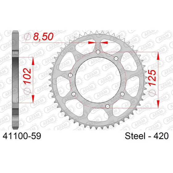 AFAM 41100 Rear Sprocket