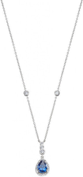 Elegant silver necklace Tesori SAIW09