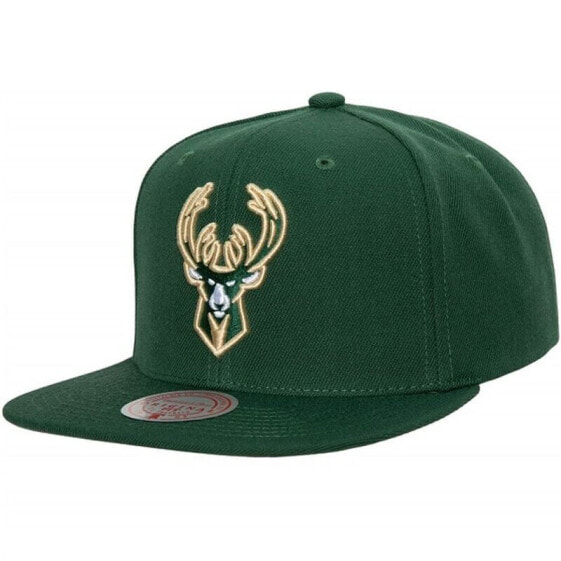 Mitchell & Ness NBA Team Ground 2.0 Snapback Milwaukee Bucks Cap HHSS3256-MBUYYPPPGREN