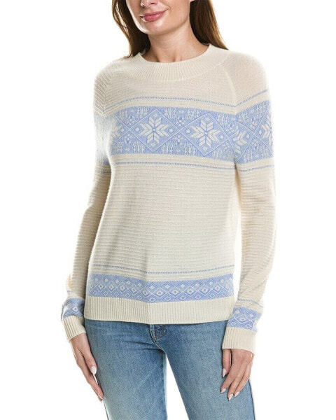 Kier + J Cableknit Cashmere Pullover Sweater Women's