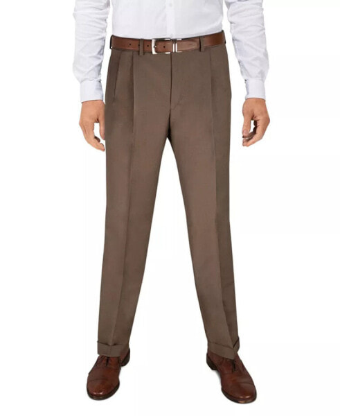 Ralph Lauren Ultraflex Light Brown Double Pleated and Cuffed Mens Pants 31Wx30L