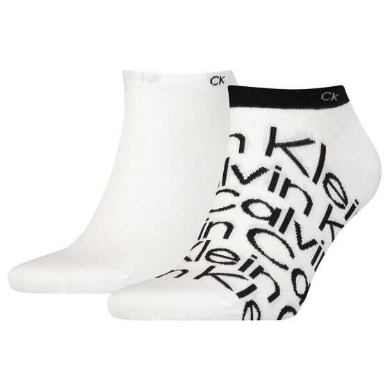CALVIN KLEIN Sneaker All Over Print socks 2 pairs