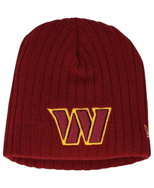 Infant Boys and Girls Burgundy Washington Commanders Mini Fan Beanie