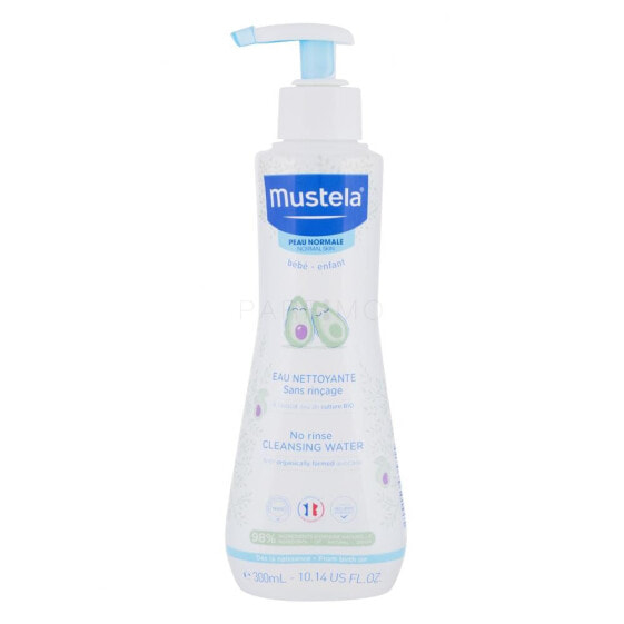 Mustela Bébé Cleansing Water No-Rinse 300 ml reinigungswasser für Kinder