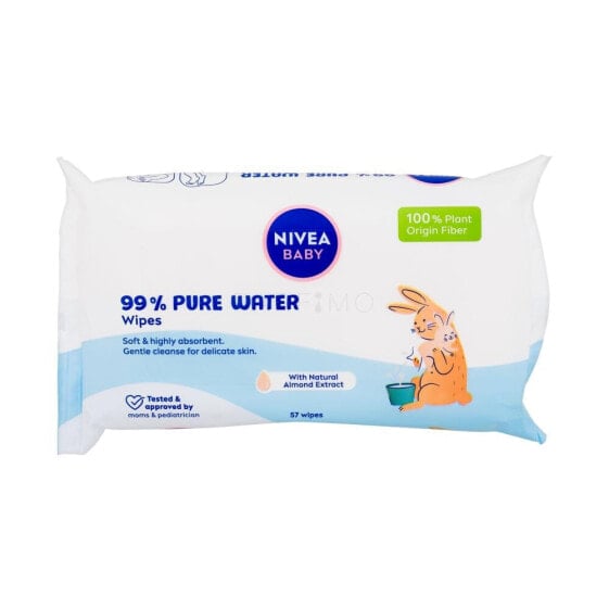 Nivea Baby 99% Pure Water Wipes 57 St. reinigungstücher für Kinder