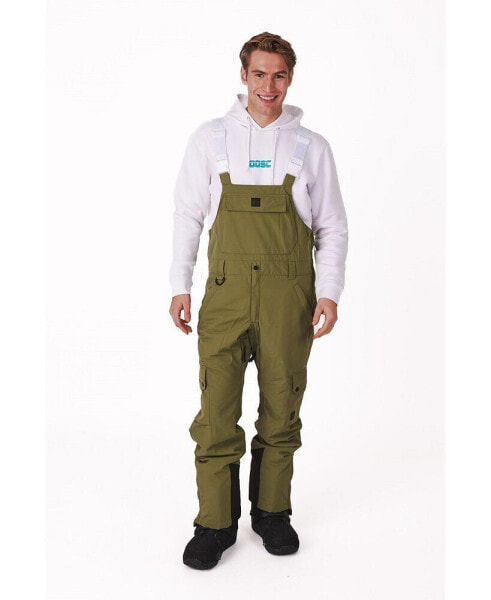 Men's Yeh Man Ski & Snowboard Bib Pant - Khaki