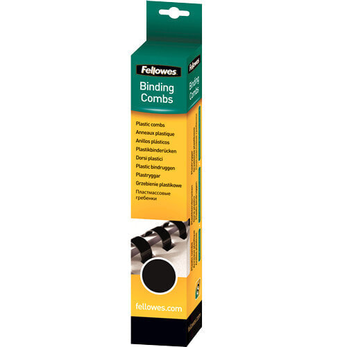 Fellowes 5330302 - Black - 20 sheets - Plastic - A4 - 6 mm - 6 mm