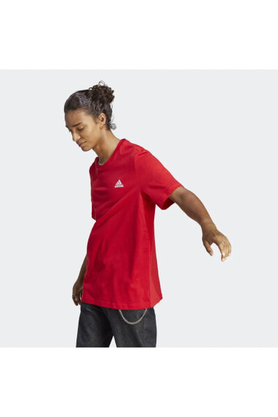 Футболка Adidas Essentials Single Jersey Embroidered Small