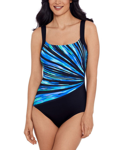 Women's Bust Illusion One-Piece Swimsuit, Created for Macy's