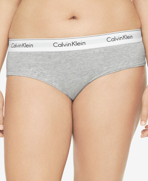 Plus Size Modern Cotton Logo Hipster Underwear QF5118
