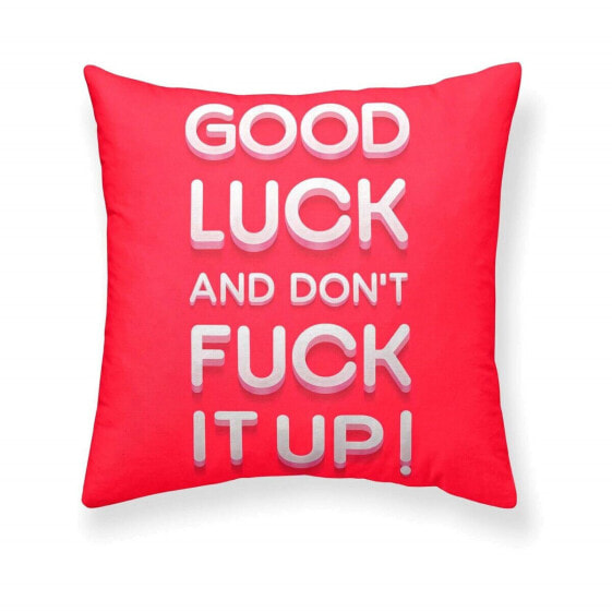 Cushion cover Belum Good Luck and dont f*ck it up! Multicolour 50 x 50 cm