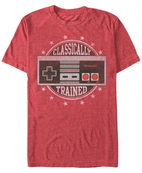 Nintendo Men's NES Controller Classically Trained Short Sleeve T-Shirt