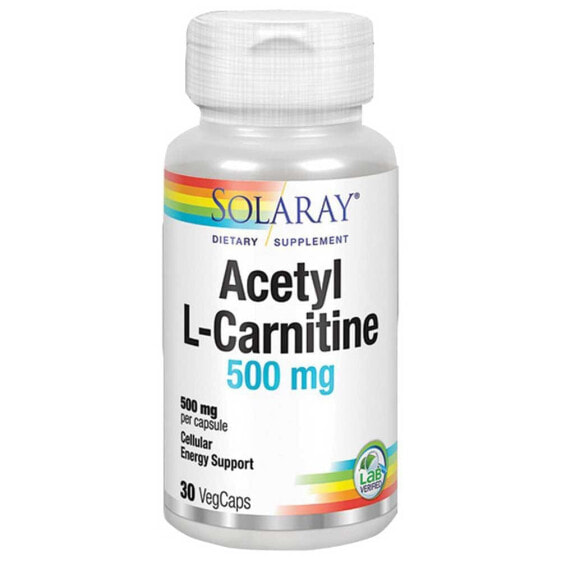 SOLARAY Acetyl L-Carnitine 500mgr 30 Units