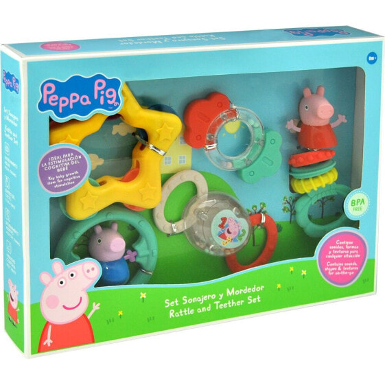 Детский набор с колыбелью и жевателем Peppa Pig