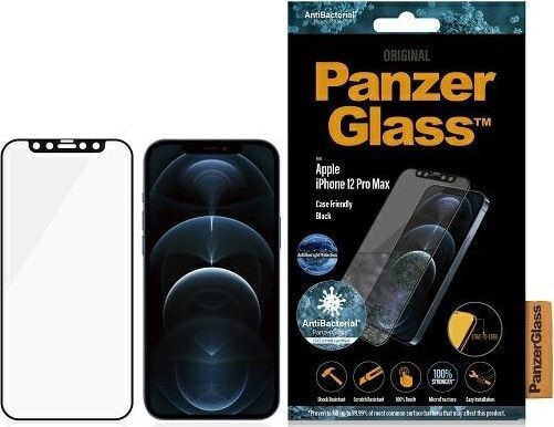 PanzerGlass do iPhone 12 Pro Max Case Friendly Anti-Blue Light AntiBacterial E-to-E