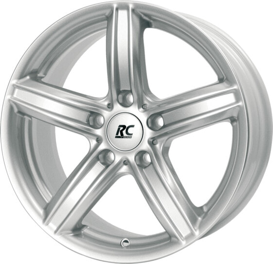 Колесный диск литой RC-Design RC21 kristallsilber lackiert 7.5x17 ET43 - LK5/120 ML72.6