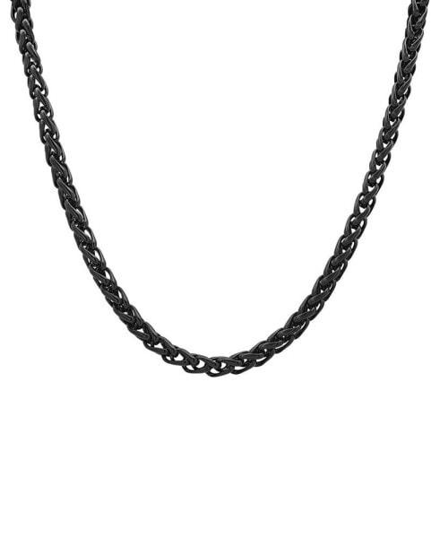 Men's Ion Plating Stainless Steel Wheat Chain Necklace