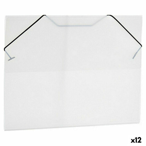 Папка черная прозрачная A4 (26 x 1 x 35,5 см) (12 штук) Pincello Folder