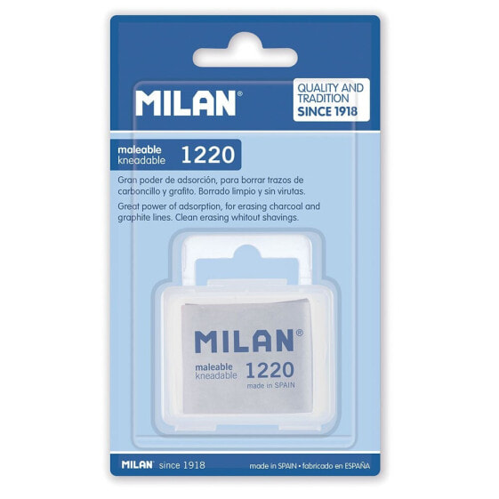 MILAN Blister Pack 1 Kneadable Eraser In A Box