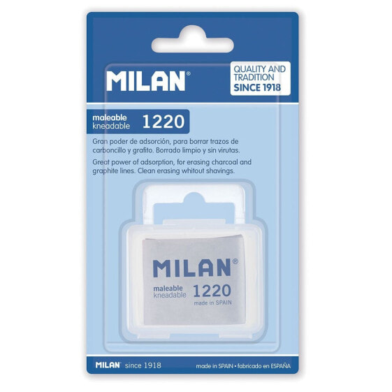 Мягкий ластик для детей MILAN Blister Pack 1 Kneadable Eraser In A Box