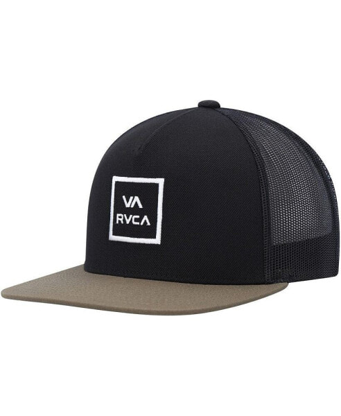 Men's Black VA All the Way Trucker Snapback Hat