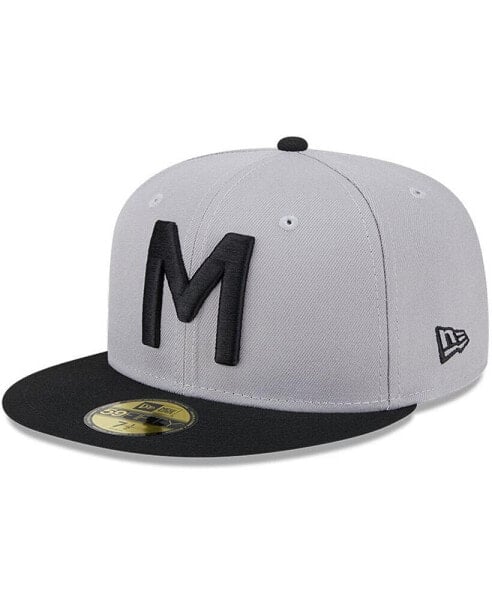 Men's Gray Montgomery Biscuits 2024 Rickwood Classic 59FIFTY Fitted Hat