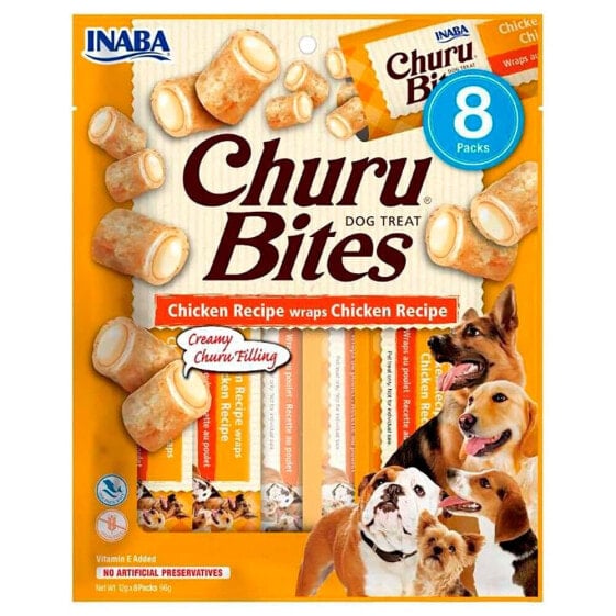 INABA Churu Bites Chicken 8x12g Dog Snack