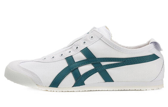 Onitsuka Tiger鬼冢虎 MEXICO 66 鬼冢虎 懒人一脚蹬 低帮 运动休闲鞋 男女同款 白蓝 / Кроссовки Onitsuka Tiger MEXICO 66 1183A360-102