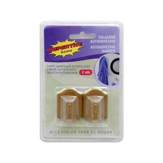 SUPERTITE Plastic Adhesive Hanger 2 units