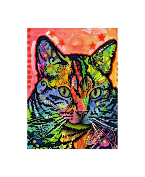 Dean Russo Cat Abstract Color Canvas Art - 15.5" x 21"