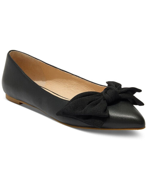 Women's Debra Pointed-Toe Slip-On Bow Ballet Flats