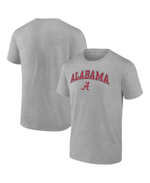 Men's Heather Gray Alabama Crimson Tide Campus T-shirt