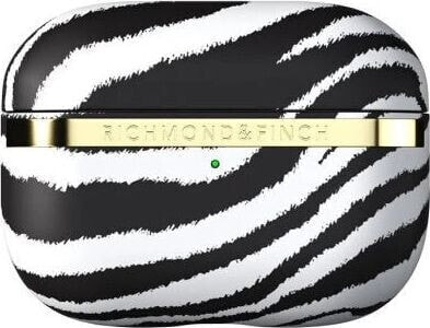 Richmond & Finch Etui ochronne Zebra do AirPods Pro czarno-białe