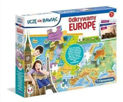 Clementoni Puzzle edukacyjne - Odkrywamy Europę. Uczę się bawiąc (50020)