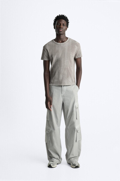 OVERDYED CARGO TROUSERS