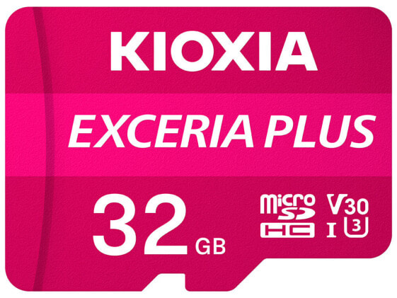 Kioxia Exceria Plus - 32 GB - MicroSDHC - Class 10 - UHS-I - 98 MB/s - 65 MB/s