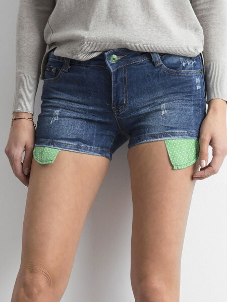 Женские джинсовые мини шорты   Factory Price , цветные карманы