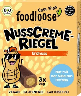 Kindersnack Nusscreme-Riegel Kids Erdnuss ab 3 Jahren, 84 g