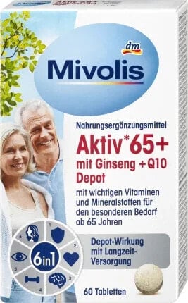 Aktiv 65+ mit Ginseng + Q10 Depot 60 St, 51 g