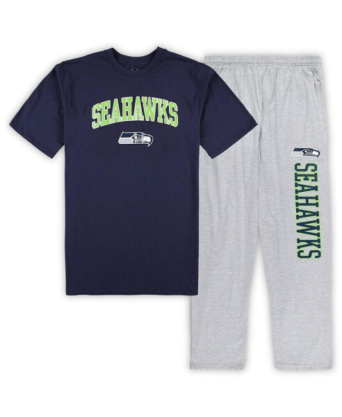 Пижама Concepts Sport Seattle Seahawks Big and Tall T-shirt