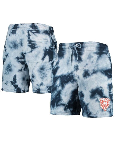 Men's Navy Chicago Bears Tie-Dye Shorts