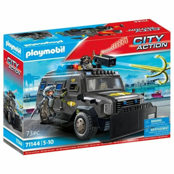 Набор игрушек Playmobil Полицейская машина Сity Action Пластик, детский, разноцветный, 73 предмета