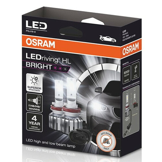 Car Bulb Osram LEDriving HL H11 H16 H9 H8 12 V