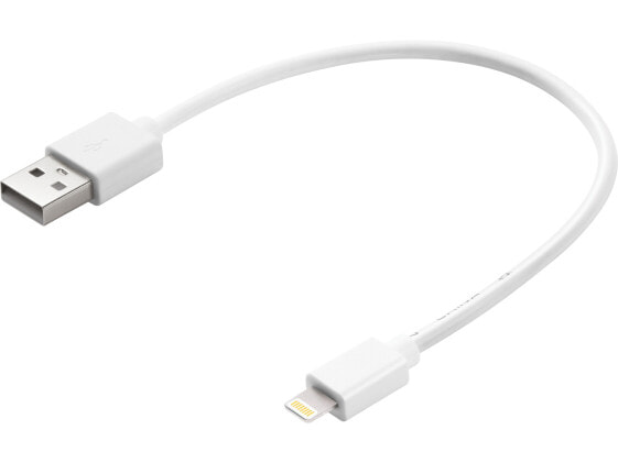 Кабель для зарядки и синхронизации Sandberg USB-Lightning MFI 0.2м белый