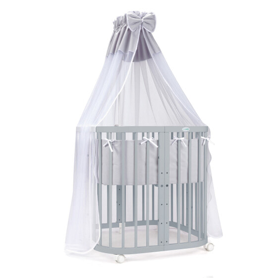 Babybett GREY - 7in1 mit Matratze