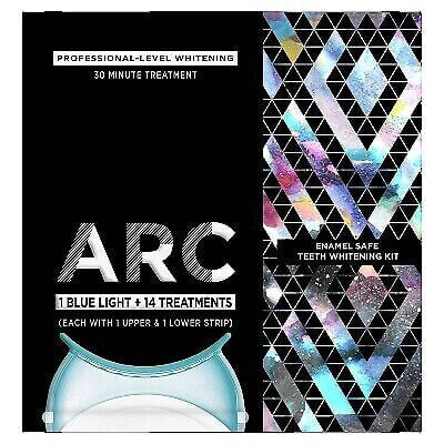 ARC Blue Light Teeth Whitening Kit with Hydrogen Peroxide & 1 Blue Light - 14
